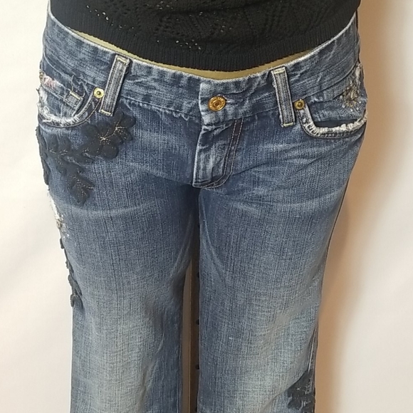 FOR ALL MANKIND EMBLESSISHED JEANS - Picture 4 of 13